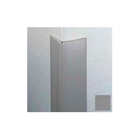 Pawling Flexible Vinyl Corner Guard, 2-1/2" Wings, 3/16" Radius, 8'H, Gray, Heavy Duty Flexible Vinyl CG-3-8-5